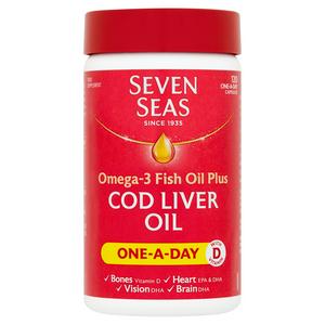 Seven Seas Cod Liver Oil One A Day 120 Capsules