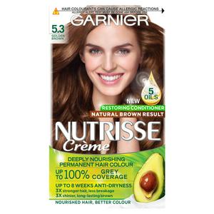 Garnier Nutrisse 5.3 Golden Brown Permanent Hair Dye