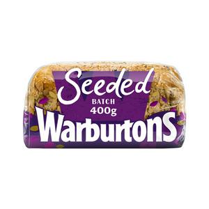 Warburtons Small Seeded Batch Bread 400G