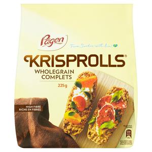 Pagen Wholegrain Krisprolls 225G