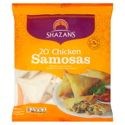 Shazans Chicken Samosas 20pk