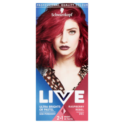 Schwarzkopf Live Ultra Brights 091 Raspberry Rebel Hair Dye