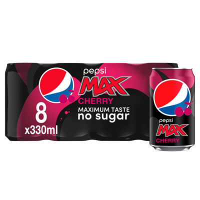 Pepsi Max Cherry 8 X 330Ml