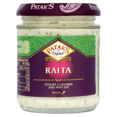 Patak's Raita Yogurt, Cucumber and Mint Dip 170g