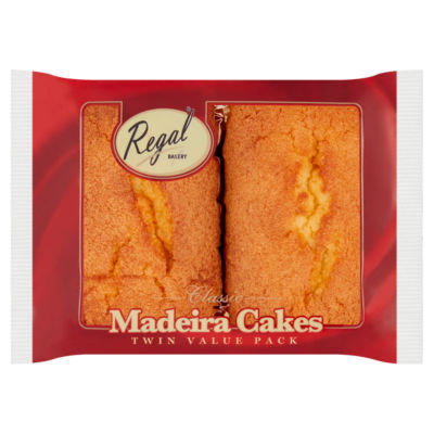 Regal Bakery 2 Plain Classic Madeira Cakes 2pk