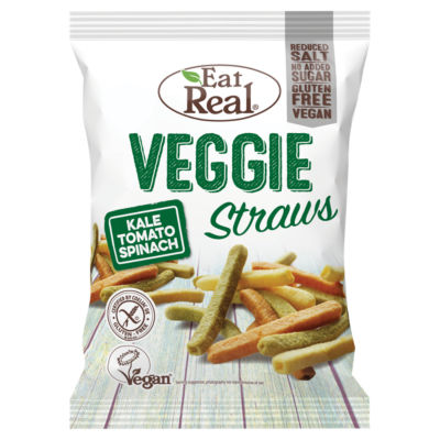 Eat Real Veggie Straws Kale Tomato Spinach 113g