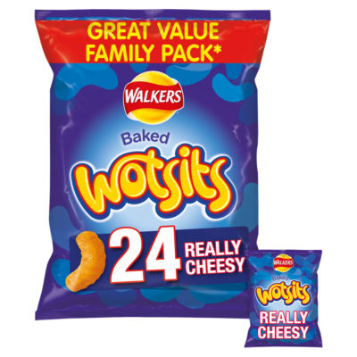 Walkers Wotsits Really Cheesy Snacks 24 Pack 396g