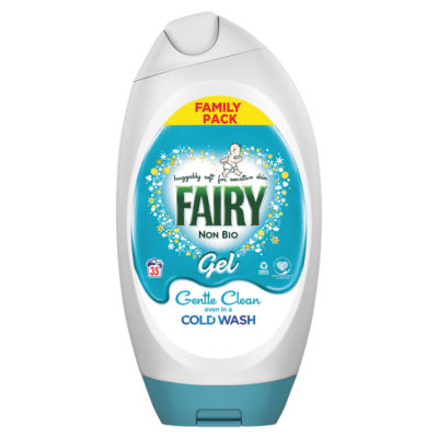 Fairy Non Bio Washing Liquid Gel for Sensitive Skin 1.295L (35 Washes)