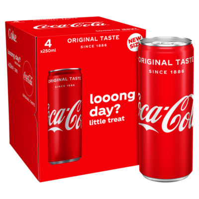Coca-Cola Original Taste 4x250ml