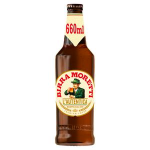 Birra Moretti Lager Beer Bottle 660ml