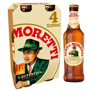 Birra Moretti Lager 4 x 330ml