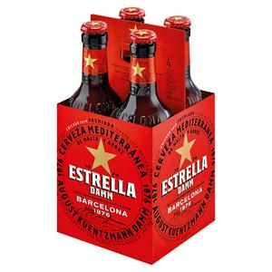 Estrella Damm Beer 4x330ml