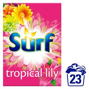 Surf Biological Washing Powder Tropical Lily and Ylang-Ylang  23 Wash 1.495kg