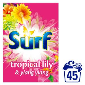 Surf Washing Powder, Tropical Lily & Ylang Ylang 2.925kg (45 Washes)