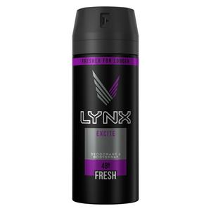 Lynx Excite Body Spray Deodorant 150 Ml