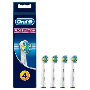 Oral-B FlossAction Toothbrush Heads 4 per pack