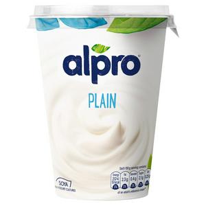 Alpro Big Pot Plain Yogurt Alternative 500G