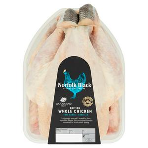 Sainsbury's Norfolk Black Free Range Whole Chicken (approx. 1.65kg)