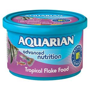 Aquarian Tropical Fish Food Flakes 50G