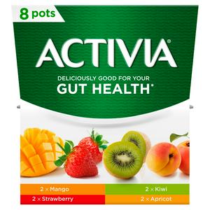 Activia Yogurt Strawberry & Mixed Fruit 8X115g