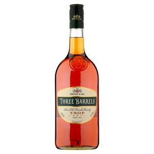 Three Barrels Brandy 1L