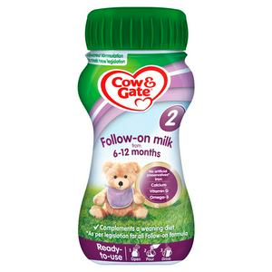 Cow & Gate 2 Follow On Milk 200Ml Ready To Feed Liquid