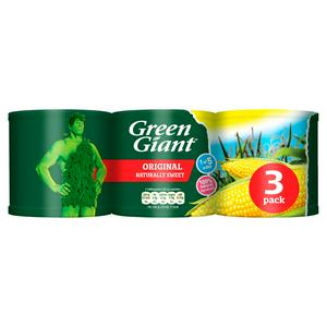 Green Giant Original Sweet Corn 3x340g (3x285g*)
