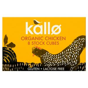 Kallo Organic Chicken Stock Cubes 8Pk 88G