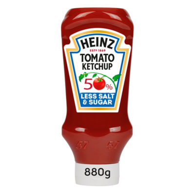 Heinz Tomato Ketchup 50% Less Sugar 880g