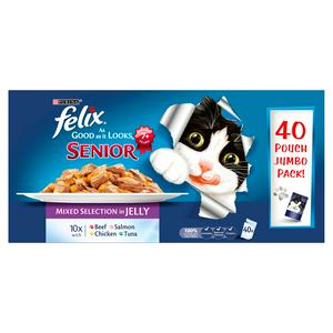 Felix As Good As It Looks Senior Pouches 40X100g