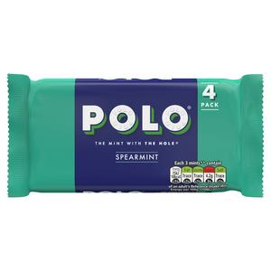 Polo Spearmint Mints 4x34g