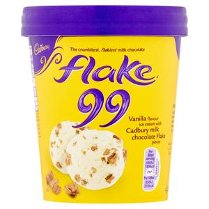 Cadbury Flake Ice Cream Tub 480ml