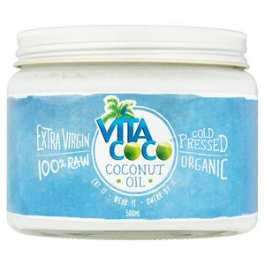 Vita Coco Organic Raw 100% Extra Virgin Cold Pressed Coconut Oil 500ml