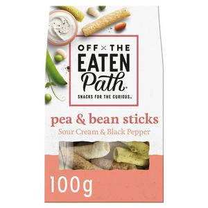Off The Eaten Path Sour Cream & Pepper Bean Sticks 100g