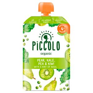 Piccolo Kale, Kiwi, Peas & Pear with a Hint of Basil 4+ Months 100g