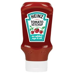 Heinz No Added Sugar or Salt Tomato Ketchup 425g