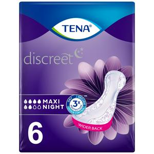 Tena Lady Maxi Night Bladder Weakness Pads 6 Pack