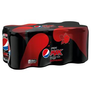 Pepsi Max Raspberry 8x330ml