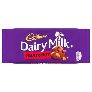 Cadbury Dairy Milk Fruit & Nut Chocolate Bar 200G