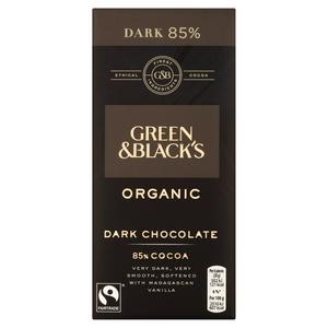 Green & Blacks Organic Dark 85% Chocolate 90G