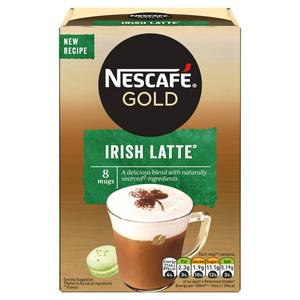 Nescafé Gold Irish Cream Latte Instant Coffee Sachets x8