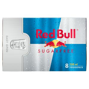 Red Bull Sugar Free Energy Drink 8 X 250Ml